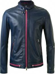 Loveless Navy Blue Lambskin Zip Jacket From Farfetch Leatherjacket Loveless Farfetch Leather Jacket Style Jackets Men Fashion Mens Designer Leather Jackets