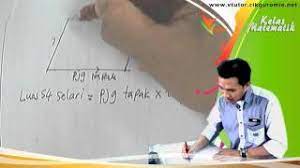 Pembuktian jumlah sudut luar segi empat berapa jumlah sudut segi empat? 05 Luas Segiempat Selari Youtube