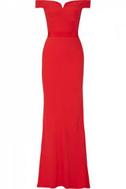 بالصور أجمل فساتين الخطوبة باللون الأحمر مجلة هي Red Off Shoulder Dress Long Red Dress Red Evening Dress