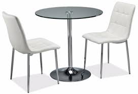 Maybe you would like to learn more about one of these? Fifi Ii 3 Piece Dinette Set White And Stainless Steel Leon S