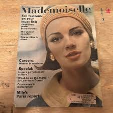VINTAGE MADEMOISELLE MAGAZINE September 1963 Millers Paris Report Fall  Fashions