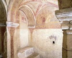 Image of Carolingian fresco painting remnants