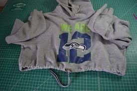 Design custom sweatshirts with fast printing & shipping. Diy Cropped Hoodie With Drawstring Waist How To Make A Hoodie Sewing On Cut Out Keep