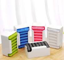 OEM ABS PP Portable Pull-out One-Cycle Pill Box