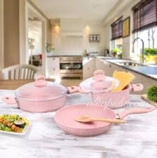 Falez 5 Parca Pembe Mircales Granit Tencere Seti Mrc 3001 Pembe Urunler