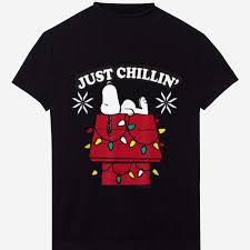 They are sure to win first prize! Top Peanuts Snoopy Dog House Chillin Christmas Shirt Hoodie Sweater Longsleeve T Shirt