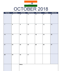Pin On October 2018 Calendar India For Timetable Planner