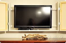 Honey Does Diy Flat Screen Tv Cabinet In 2020 Decor Around Tv Tv Cabinets Wall Mounted Tv