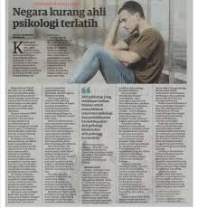 Walaupun jumlah ahli psikologi klinikal di malaysia adalah kecil, mereka berpeluang memberi rawatan gangguan psikologi khusus untuk setiap peringkat khusus dalam perubatan. Iium Utusan Malaysia 24 Disember 2020 Negara Kurang Facebook