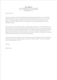 You can also use your cover letter to mention any clubs and societies you're part of or any hobbies you have. Graphic Designer Application Cover Letter Senior Level Templates At Allbusinesstemplates Com