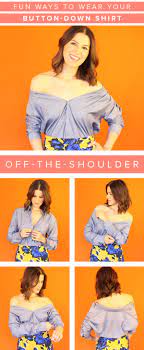 The 1 Second Trick To Rocking An Off The Shoulder Top Fashion Clothing Hacks Shirt Hacks