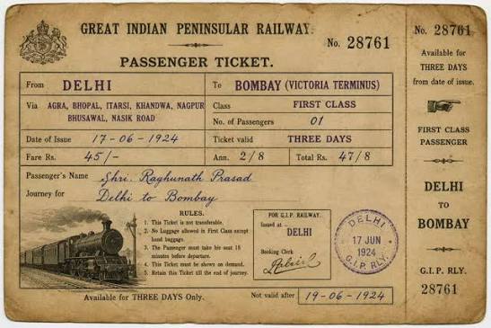 1976: Borivali - Churchgate Train Pass Rs 12.50 #IndianRailways #mumbailocal