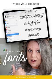 How To Add Fonts To Your Ipad And Unzip With Ipad Os In 2020 Ipad Lettering Procreate Book Prompts Ipad Lettering