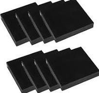 Amazon.com: DFDPAXL 4 Pcs Rubber Shock-Absorbing Blocks 100 ...