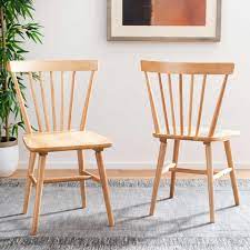 wilder spindle back dining chair natural set of 2 farmhouse dining chairs dining chairs spindle dining chair