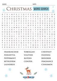 Word cross word puzzle game. Christmas Word Search Cool2bkids
