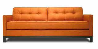 Saturn apartment size sofa, pumpkin, 69x37x32 by apt2b. 19 Affordable Mid Century Modern Sofas