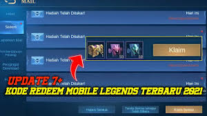 Kode redeem ml yang terbaru diluncurkan pada tanggal 5 maret 2021 ini ada yang memiliki batas kuota, namun ada juga yang unlimited. Update 7 Kode Redeem Ml 2021 Redeem Code Mobile Legends 8 81 Mb 06 25