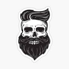 Retrouvez notre collection de débardeurs têtes de mort pour femme. Stickers Sur Le Theme Barber Skull Redbubble