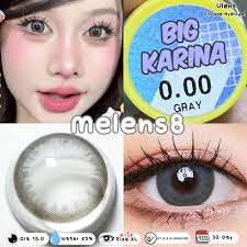 สินค้ามาใหม่!! *มีค่าสายตา* คอนแทคเลนส์ตาโต Big Karina (Ulens) ค่าอมน้ำ 65%  เลนส์ซิลิโคนไฮโดรเจล ตาโตมาก DIA 15.0