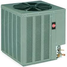 This is a ground mounted straight cool air conditioning condenser. Ruud 4 Ton 14 Seer R410a Ac Condenser Go Direct Appliance