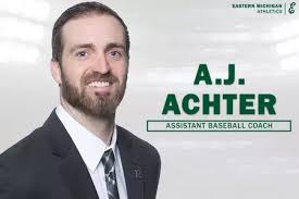 A.J. Achter Named EMU Baseball Assistant Coach