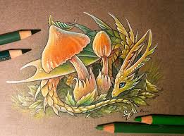 Have fun drawing from these 50 selected dragon drawing tutorials. Forest Guardian Color Pencil Drawing By Alvia Alcedo 15 Full Image