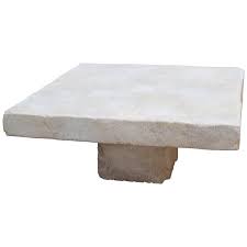 At its bottom, the teton console table features a double arch designed solid forged iron base. Limestone Coffee Table From The South Of France Coffee Table Stone Coffee Table Stone Top Dining Table