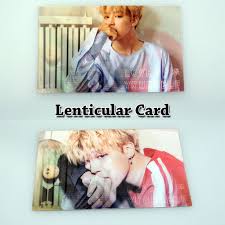 Bts Love Yourself Jimin Lenticular Card