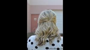 Short hair has gotten a bad rap for not giving us any styling options. Casual Half Up Youtube Short Hair Updo Short Hair Images Short Wedding Hair
