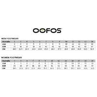 Oofos Ooriginal Thongs Black Size M4 W6