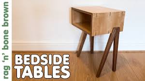 Making Bedside Tables Nightstands Youtube The divider rail is a unique design feature paul in oak, this cabinet would be more a plain and traditional looking bedside cabinet. making bedside tables nightstands