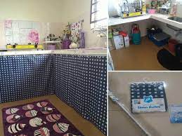 Search for diy web site with us. Langsir Diy Tutup Ruang Bawah Singki Untuk Dapur Belum Ada Kabinet Vanilla Kismis