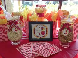 Red Black And Gold Baby Shower Ideas Ready To Pop Baby Shower Printable Decorations Personalized Customized In Red Yellow White Blac Baby Shower Party Food Baby Shower Printables Baby Shower