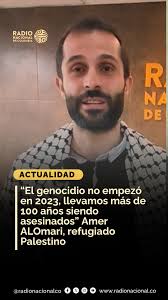 #Mundo🌍 Amer AlOmari, refugiado palestino, agradece a RTVC y a la Radio  Nacional de Colombia por visibilizar el sufrimiento de su pueblo, marcado  por décadas de guerra, despojo y resistencia. Su voz ...