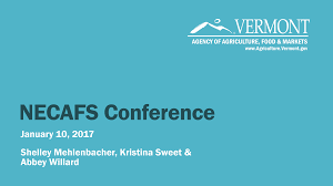 Vermont State Produce Safety Program Development An Exploratory Discussion