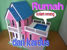 Cara Membuat Rumah Barbie Besar Untuk Mainan Anak Hilda Rumahdarikardus Youtube Barbie Mainan Anak Rumah Barbie