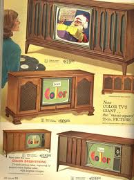 Color Tvs Were Part Of The Furniture Not The Wall In The 1960 S Sound Was Better Hands Down We Had One Li Vintage Advertisements Retro Advertising Vintage