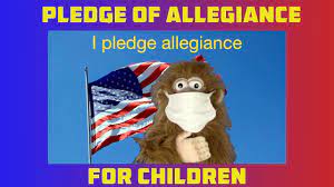 The pledge was first published in a magazine for young people in 1892. Pledge Of Allegiance For Children Preschool Remote Learning Kindergarten Grade School Youtube