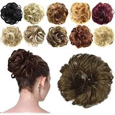 The samurai hairstyle is a great style for those men who want their curly hair to be tied tight while still displaying some manly attributes. Amazon Com Feshfen Hair Bun Extensions Messy Curly Hair Scrunchies Hairpieces Synthetic Donut Updo Hair Pieces For Women Girls Beauty