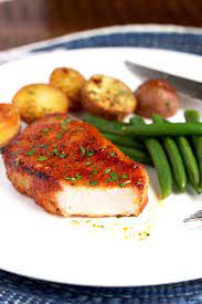 Transfer pork chops to a plate then cover loosely. Easy Oven Baked Pork Chops Lemon Blossoms