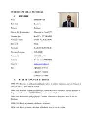 A curriculum vitae is a document that varies in use around the world. Curriculum Vitae Buchazuki