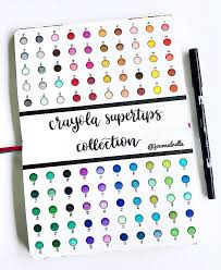 Jennifer On Instagram I Got A New Pack Of My 100 Crayola Supertips So Of Course It N Bullet Journal Writing Bullet Journal Ideas Pages Bullet Journal Doodles