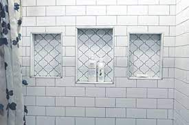 Maybe you would like to learn more about one of these? Merola Tile Lantern 12 1 2 In X 12 1 2 In X 5 Mm White Porcelain Mesh Mounted Mosaic Tile 11 Sq Ft Case Discontinued Fkolb10 The Home Depot Tile Shower Niche Bathrooms Remodel Shower Niche
