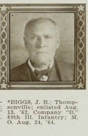 Joseph B. Biggs (1839-1913): homenaje de Find a Grave