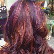 Highlights for dark hair are the perfect way to inject a bit of color into your hair. Deep Purple Highlights In Brown Hair