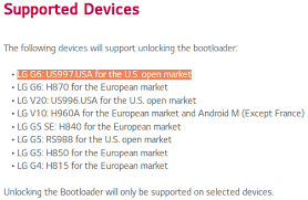 Can i use that to unlock it or will i need assistance? Us Lg G6 Gets Bootloader Unlock Option Gsmarena Com News