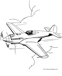 I made the coloring page of airplane. Airplane Coloring Pages