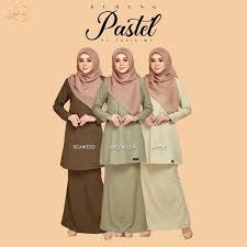Temukan gambar warna warna pastel. Warna 2 Tunik My Sale Baju Kurung Pastel Wuduk Nursing Friendly Size Xs To 4xl Seaweed Green Tea Apple Shopee Malaysia