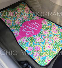 Brighten Up That Car Interior With Monogrammed Car Floor Mats Personalized Car Mats Are A Fun Car Accessories Personalized Car Accessories Car Personalization